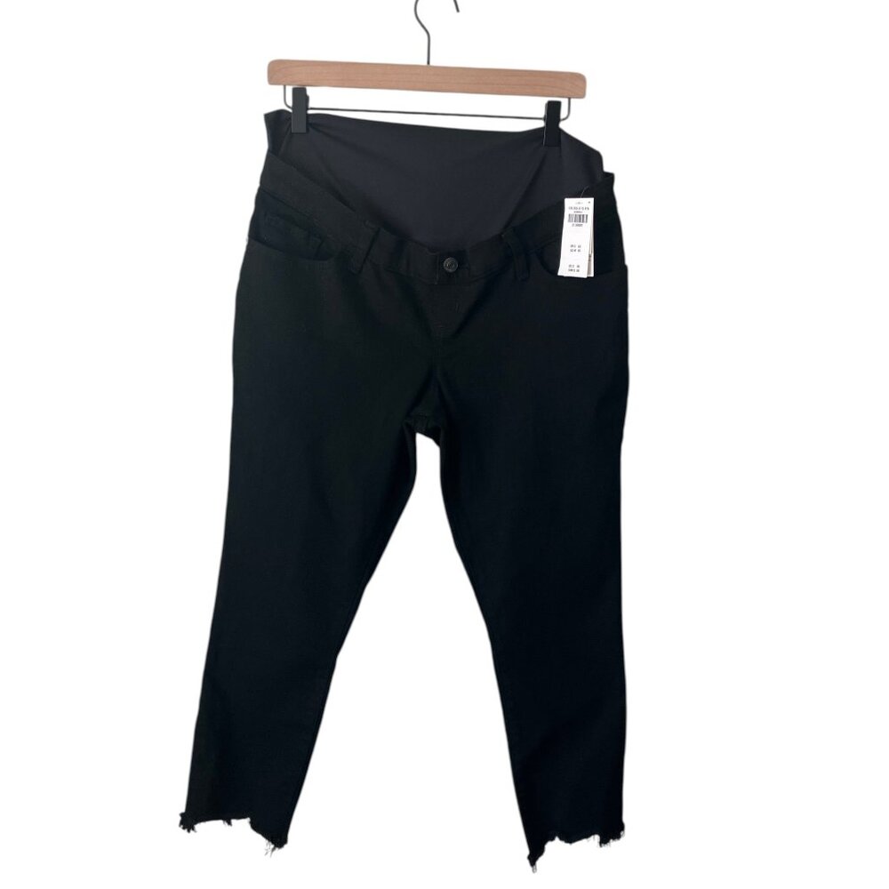 Abercrombie & Fitch Black Maternity Super Skinny Ankle Jeans, Short Length, NWT